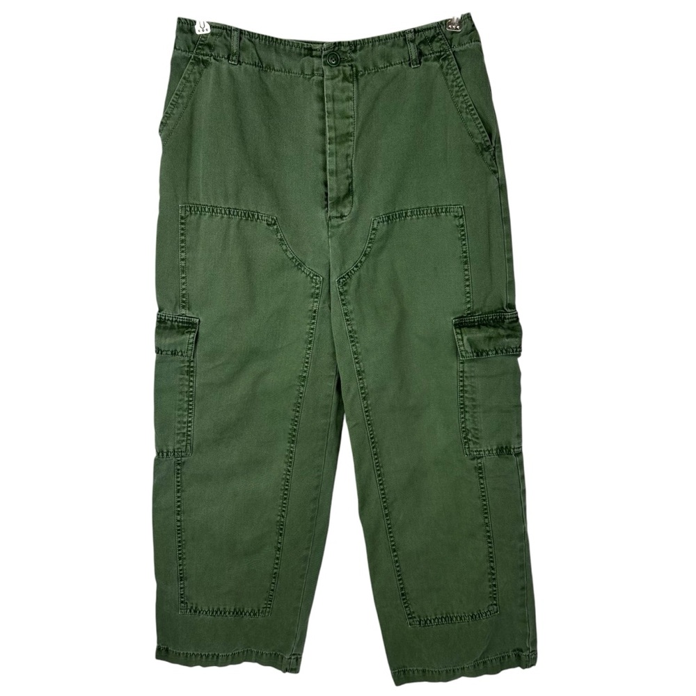 Universal Thread Wide Leg Crop High Rise Utility Cargo Pants